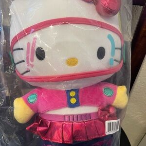 Hello Kitty Plush in Pink and Yellow Outfit